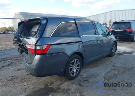 2012 Honda Odyssey Ex-L from USA, damaged, VIN 5FNRL5H62CB073316